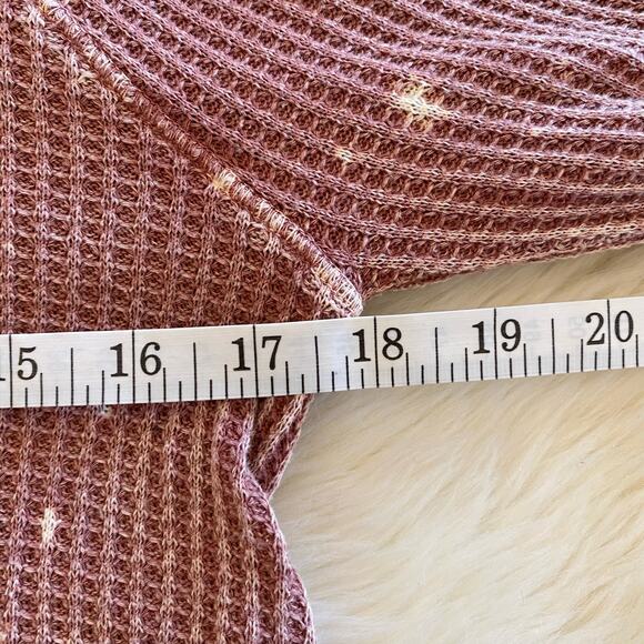 Liberation Bleached Distressed Cold Shoulder Hooded Top Medium - Picture 5 of 9